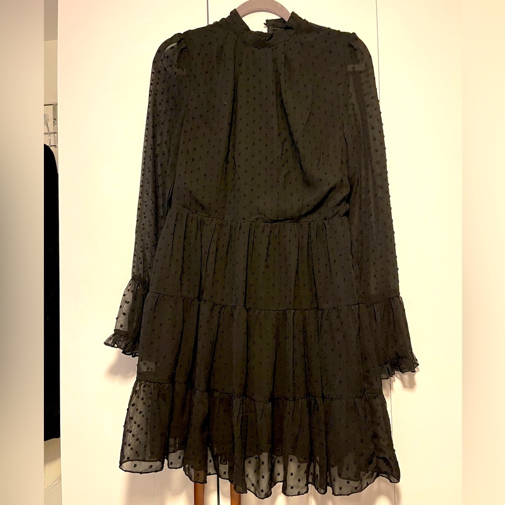 Black mock neck dress size s